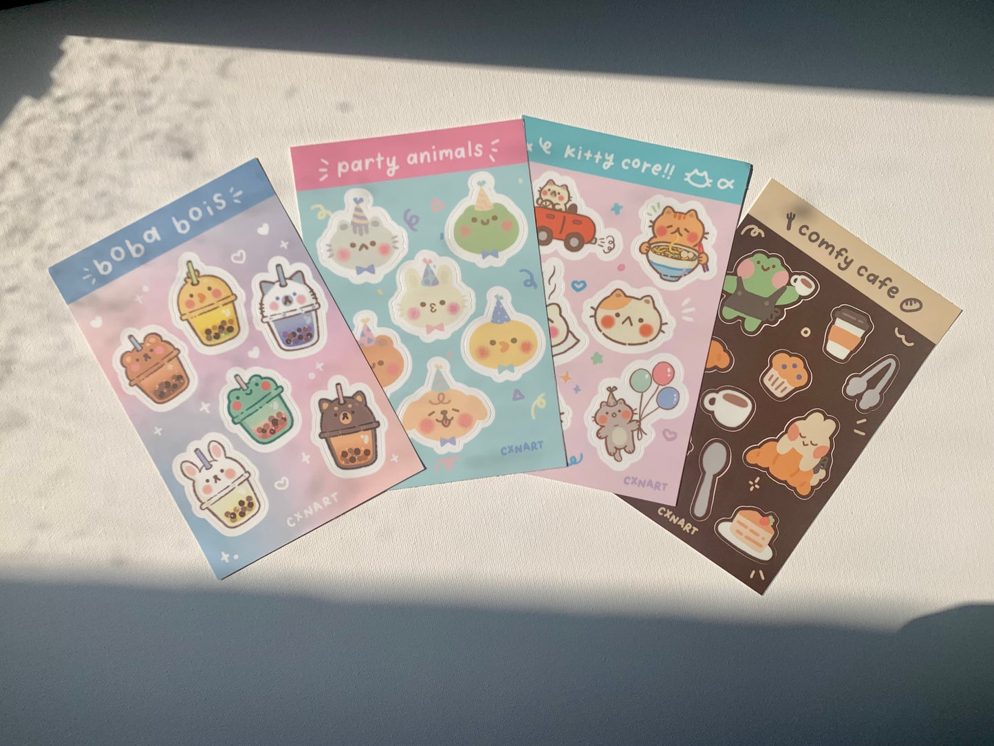 party animals sticker sheet