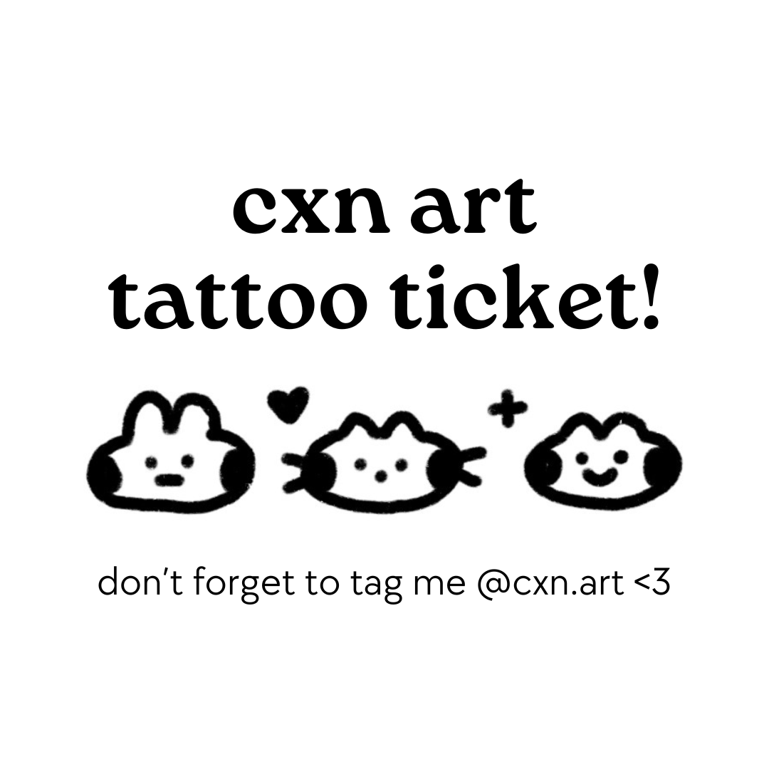 tattoo ticket <3