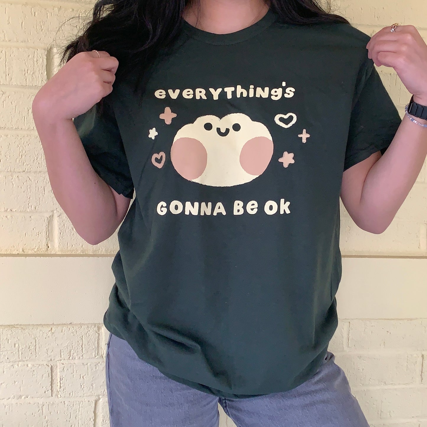 everything's gonna be okay frog t-shirt