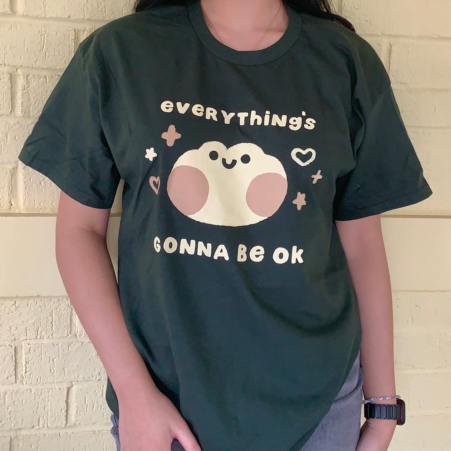 everything's gonna be okay frog t-shirt