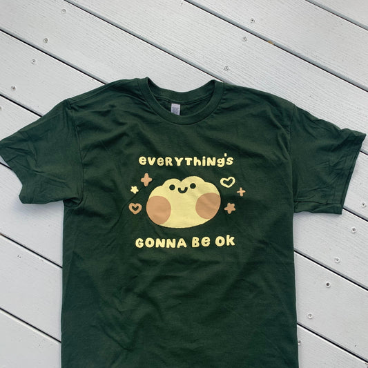 everything's gonna be okay frog t-shirt