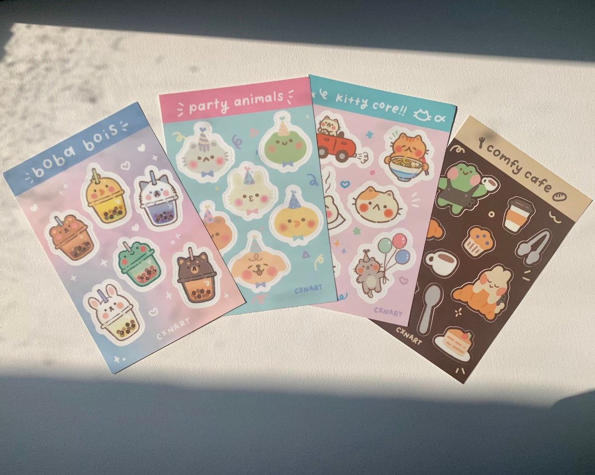 sticker sheets