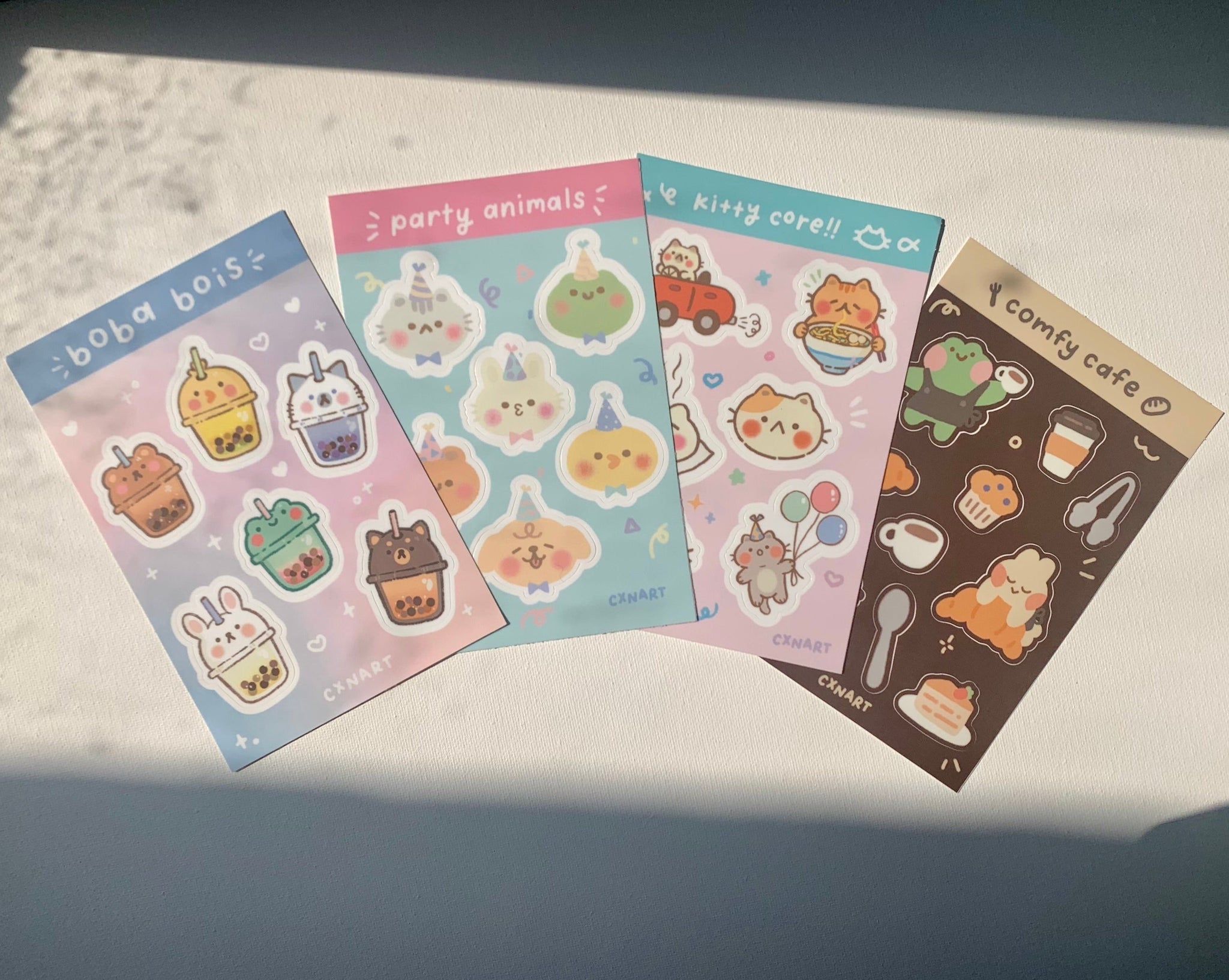 sticker sheets