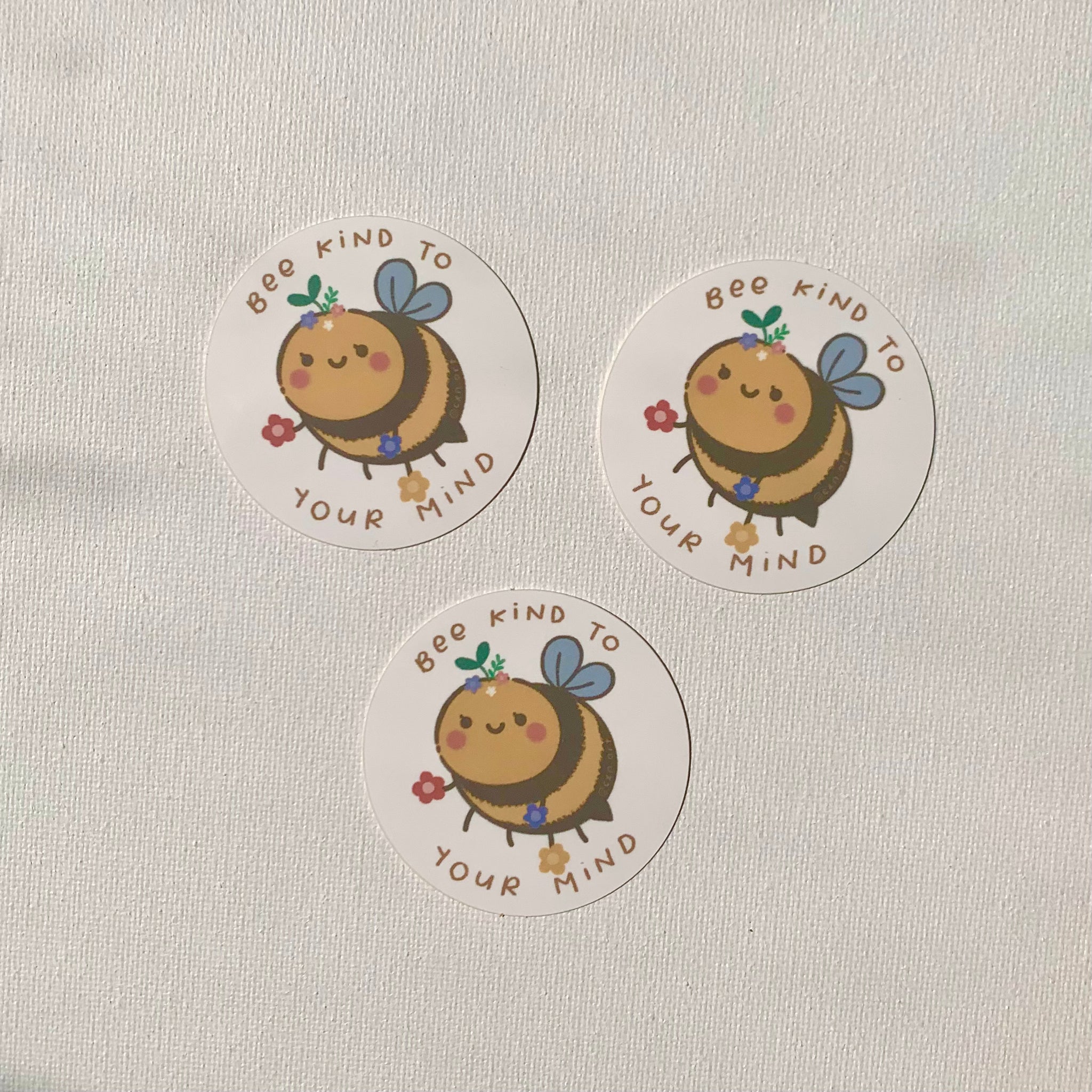 bee kind to your mind sticker